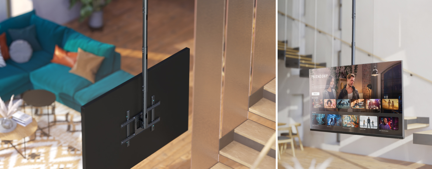 Как-установить-потолочный-кронштейн, Потолочный кронштейн, Потолочный кронштейн для телевизора, Потолочный ТВ кронштейн, Кронштейн для телевизора на потолок, Потолочные крепления для ТВ, кронштейны для проекторов, потолочный кронштейн для проектора, потолочное крепление для проектора