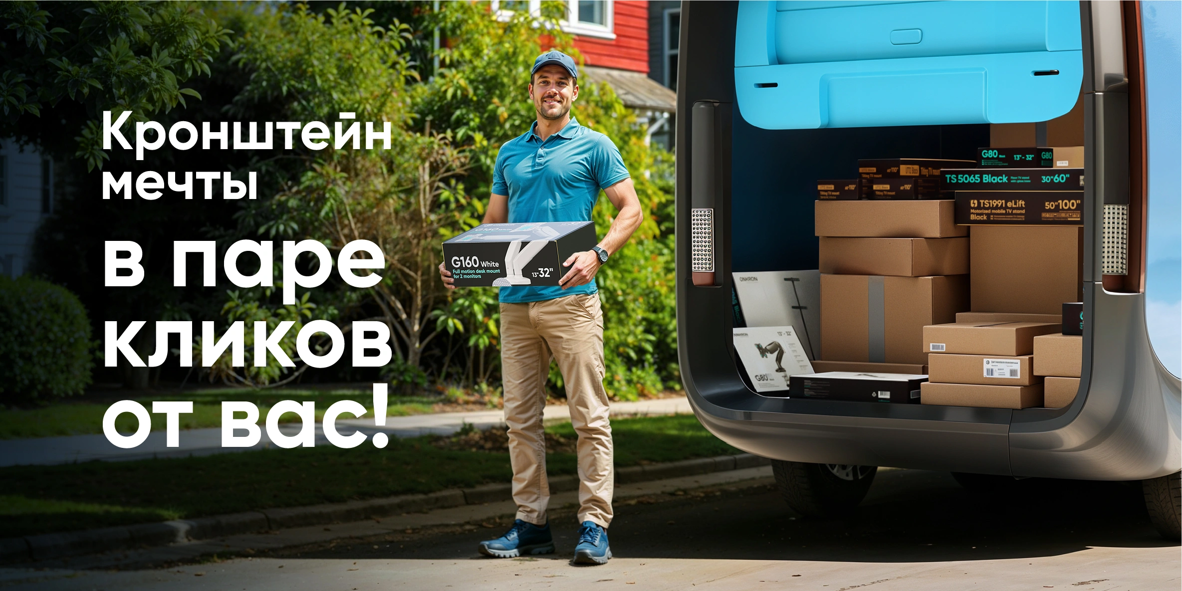 Кронштейны мечты в паре кликов от вас!