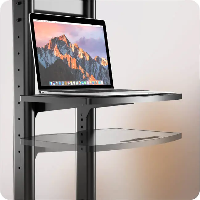 Mobile TV stand for 50