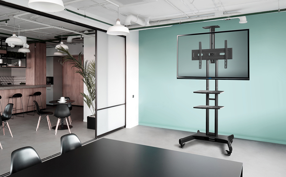 mobile tv stand ts1551 in office