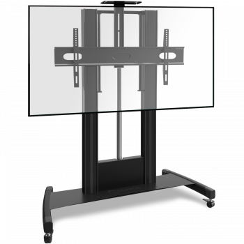 ONKRON стойка для телевизора с кронштейном 55"-100", мобильная, чёрная TS2210