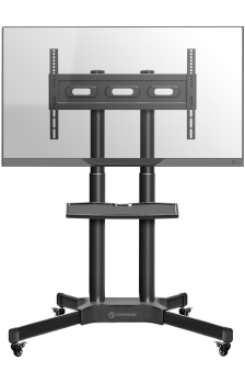 ONKRON стойка для телевизора с кронштейном 32"-65", мобильная, чёрная TS1351