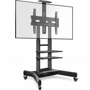 ONKRON стойка для телевизора с кронштейном 40"-70", мобильная, чёрная TS1552