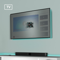 ONKRON кронштейн для телевизора и монитора 10"-35" наклонно-поворотный, чёрный R3 - вид 1 миниатюра