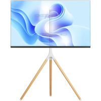 ONKRON интерьерная стойка для ТВ 32"-65", макс 35 кг, поворотная, белая TS1220 - вид 1 миниатюра
