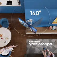 ONKRON кронштейн для телевизора 37"-70" наклонно-поворотный, белый M5 - вид 2 миниатюра