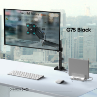 ONKRON кронштейн для монитора 13"-34" настольный, чёрный G75 - вид 1 миниатюра