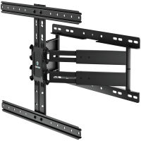 ONKRON кронштейн для телевизора 32"-90" наклонно-поворотный, черный SM2 - вид 1 миниатюра