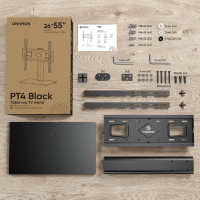 ONKRON настольная подставка для ТВ 26"-55", макс 35кг, чёрная PT4 - вид 5 миниатюра