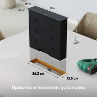 Кронштейн выдвижной для монитора до 22” VESA до 100x100 весом до 15 кг ONKRON NWS-SC22 - вид 5 миниатюра