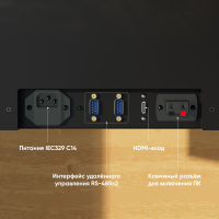 Кронштейн выдвижной для монитора до 22” VESA до 100x100 весом до 15 кг ONKRON NWS-SC22 - вид 7 миниатюра