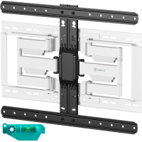 ONKRON Кронштейн для ТВ 32"-90", макс. 50 кг, наклонно-поворотный, чёрно-белый SM6 - вид 1 миниатюра