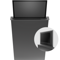 Выдвижной монитор с двумя экранами 15.6"/10.1" ONKRON NWS-UM-D156B - вид 1 миниатюра