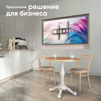 ONKRON кронштейн для телевизора 55"-100" фиксированный, чёрный UF4 - вид 4 миниатюра