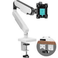 ONKRON кронштейн (держатель) для монитора 13"-32" дюймов настольный, черно-белый G50 - вид 1 миниатюра