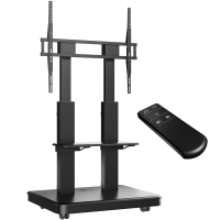 ONKRON моторизированная мобильная стойка для ТВ или интерактивных панелей 50"-120", макс 120 кг, чёрная TS2811E