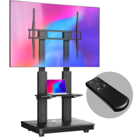 Мобильная стойка для телевизора с кронштейном 50"-120", макс 125 кг, черная TS2811e-B - вид 1 миниатюра