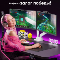 ONKRON кронштейн для монитора 13"-32" настольный, чёрно-белый G160 - вид 9 миниатюра