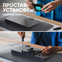 ONKRON кронштейн (держатель) для монитора 13"-32" настольный, чёрно-белый G80 - вид 9 миниатюра