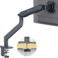 ONKRON кронштейн для монитора 17"-45", макс. 15 кг, настольный, графит G95 - вид 3 миниатюра
