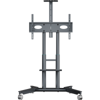 ONKRON мобильная стойка для ТВ 32"-75", макс 60 кг, графит TS1571