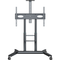 ONKRON мобильная стойка для ТВ 55"-90", макс 90 кг, графит TS1871
